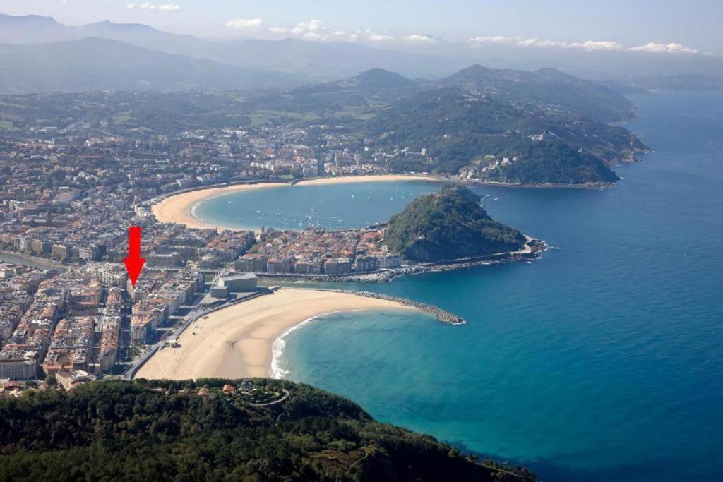 Casa Playa Zurriola-Aviso-Obras En La Fachada Del Patio Hasta Mayo O Junio-No Ha Habido Quejas Por El Ruido-Precio Bajo- House Playa Zurriola-Warning-Works On The Facade Of The Patio Until May Or June-There Have Been No Noise Complaints- Low Price San Sebastián Exteriér fotografie